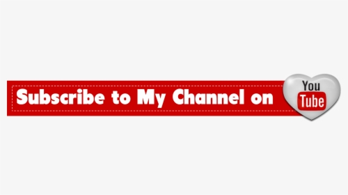 Subscribe My Channel Png, Transparent Png, Free Download