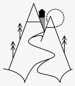 Mountain Drawing Png - Mountain Drawing No Background, Transparent Png, Free Download