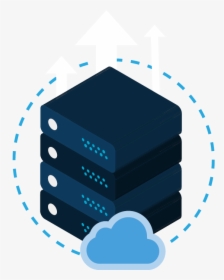 Global Cloud Storage At Emc Racks - Illustration, HD Png Download, Free Download