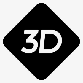 3d Video Icon - Traffic Sign, HD Png Download, Free Download