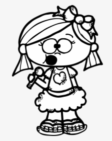 So I Have Been Working On A Writing Center For My Classroom - Girl Clip Art Images Black And White, HD Png Download, Free Download