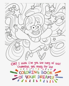Gravity Falls Don T Color This Book It's Cursed, HD Png Download, Free Download