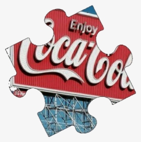 Red, Coca Cola, And Retro Image - Retro Red And Blue Aesthetic, HD Png Download, Free Download