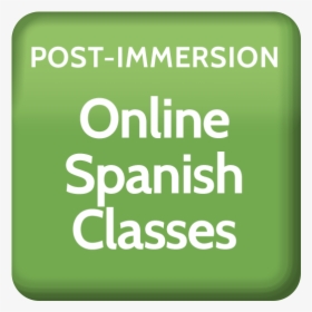 Post-immersion Online Spanish Classes Icon - Sign, HD Png Download, Free Download