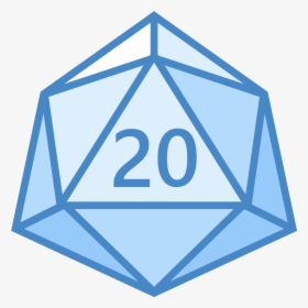 D20 Icon Png - Triangle, Transparent Png, Free Download