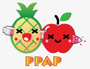 Kawaii Fruits And Pens Messages Sticker-0 - Kawaii Fruits, HD Png Download, Free Download