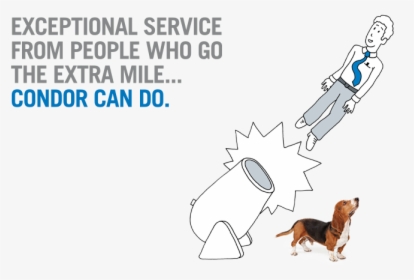 Execeptional Service From People Who Go The Extra Mile - Estonian Hound, HD Png Download, Free Download
