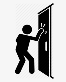 Knocking On Door Icon, HD Png Download, Free Download