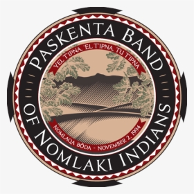 Paskenta Band Of Nomlaki Indians - Emblem, HD Png Download, Free Download