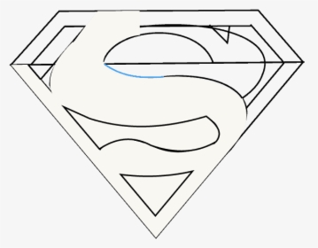 How To Draw Superman Logo - Emblem, HD Png Download, Free Download