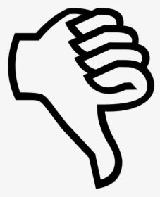 Thumb Down, Thumbs Down, Disapprove, Gesture, Finger - Thumbs Down Cartoon Transparent, HD Png Download, Free Download