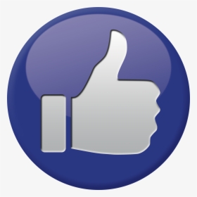 Transparent Thumbs Down Icon Png - Thumb Up Icon Circle Blue, Png Download, Free Download