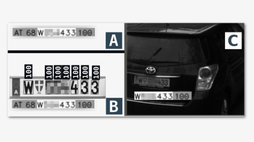 Transparent Blank License Plate Png - Toyota Hiace, Png Download, Free Download