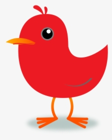 Tweet Twitter Bird Pigment - Bird Singing Cartoon Png, Transparent Png, Free Download