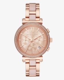 Michael Kors Womens Rose Gold Sofie Watch - Mk6560, HD Png Download, Free Download