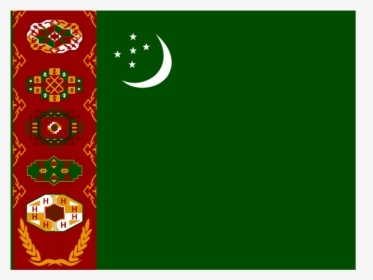 Flag Of Turkmenistan Logo Png Transparent - Turkmenistan Flag, Png Download, Free Download