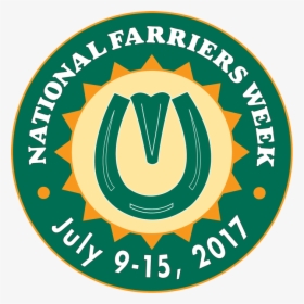 Farrier Week Logo 4c 2017 - National Farriers Week 2013, HD Png Download, Free Download