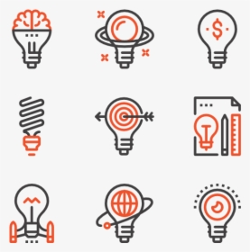 Light Bulbs - Inspiration Icon, HD Png Download, Free Download