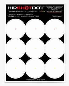 1 Pack D-series Hipshotdot Bundle"  Class= - Red Dot Sticker For Monitor, HD Png Download, Free Download