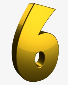 Number 6 Clipart Four - Numbers In 3d Png, Transparent Png, Free Download