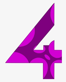 Thumb Image - Purple Number 4 Png, Transparent Png, Free Download