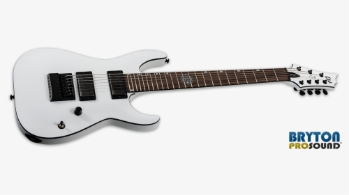 Esp Ltd Aj 7 Andy James Evertune 7 String Snow White - Electric Guitar, HD Png Download, Free Download