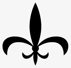 Fleur De Lis Black And White Vector Clip Art - Emblem, HD Png Download, Free Download