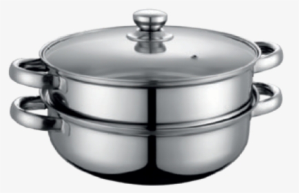 Aztech 2-tier Stainless Steel Steamer Pot - Food Steamer, HD Png Download, Free Download