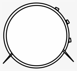Bass Drum Drums Drumline Clip Art - Tom Drum Top View, HD Png Download, Free Download