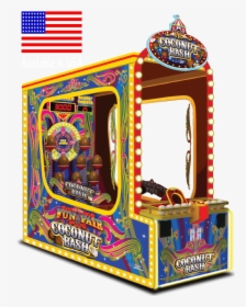 Coconut-bash - Coconut Bash Arcade Game, HD Png Download, Free Download