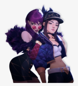League Of Legends Purple - Akali And Evelynn Kda, HD Png Download, Free Download