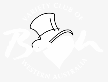 Variety Club Of Bash Logo Black And White - Line Art, HD Png Download, Free Download