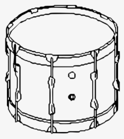 Drawing Drums Snare Drum - Marching Snare Drum Clipart, HD Png Download, Free Download