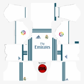 Uniforme Del Real Madrid Para Dream League Soccer 2019, HD Png Download, Free Download