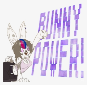 Bunny Power Rayne - Illustration, HD Png Download, Free Download