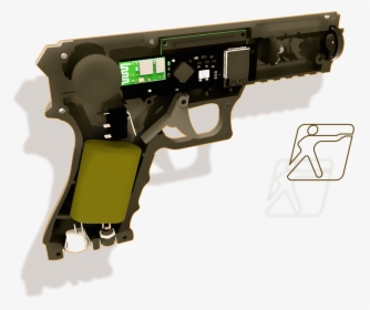 Laser Tag Gun From Inside - Trigger, HD Png Download, Free Download