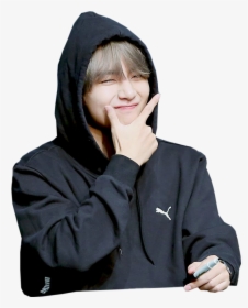 #png #taehyung #kimtaehyung #bts #kpop #btspng #kpopng - Tae In A Hoodie, Transparent Png, Free Download