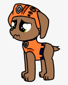 Paw Patrol Zuma By Rainboweevee Da Clipart , Png Download - Paw Patrol Zuma Sad, Transparent Png, Free Download