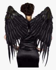 Dark Angel Feather Wings - Black Wings Costume Mechanical, HD Png Download, Free Download