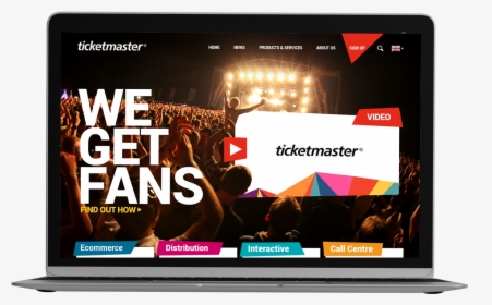 Ticketmaster Header In Mac - Online Advertising, HD Png Download, Free Download