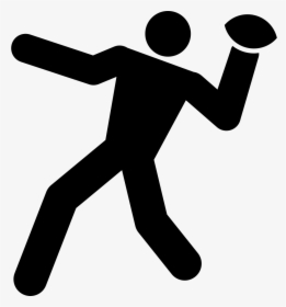 Rugby Player Throwing The Ball - Person Throwing Ball Png, Transparent Png, Free Download