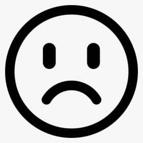 Face Unhappy - Copyright Symbol, HD Png Download, Free Download