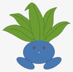 Blue Pokemon Green Plant, HD Png Download, Free Download