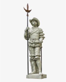 Landsknecht Statue Halberd - Landsknecht Statue, HD Png Download, Free Download