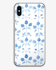 Flores Azules Vinilo Iphone X - Mobile Phone Case, HD Png Download, Free Download