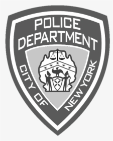 Nypd Logo - New York Police Department Black And White, HD Png Download, Free Download