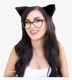 #sssniperwolf #aliashelesh #sniperwolf #freetoedit - Sniper Wolf Youtuber Face, HD Png Download, Free Download