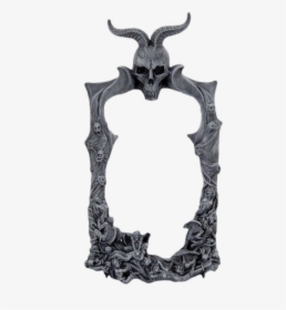 #demon #goth #pictureframe #frame #skull #freetoedit - Gothic Frame, HD Png Download, Free Download
