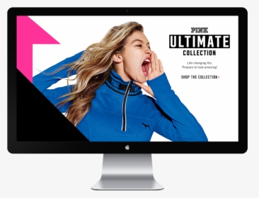 Victoria"s Secret Pink Editorials , Png Download - Led-backlit Lcd Display, Transparent Png, Free Download
