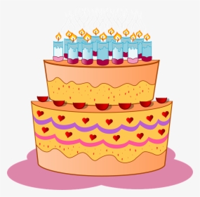 Free Occasion Celebration Vector - Birthday Cake Clip Art, HD Png Download, Free Download